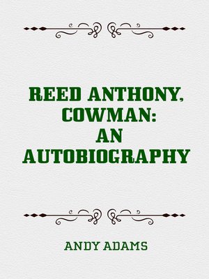 cover image of Reed Anthony, Cowman